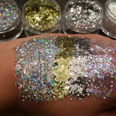 Chunky Glitter Pure Holo Silver 